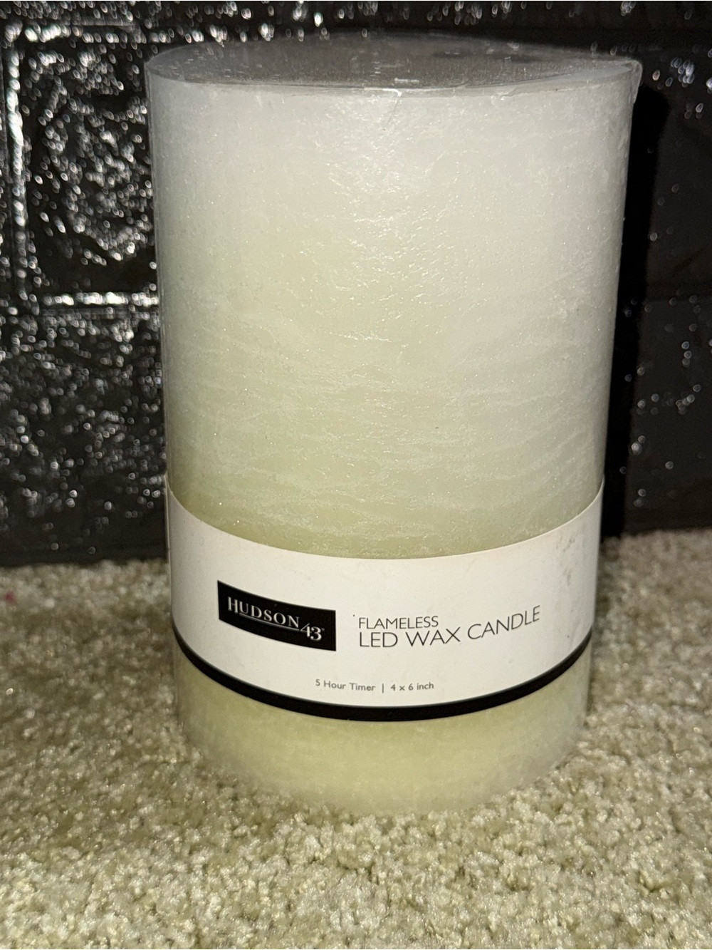 Hudson 63 flameless LED wax candle